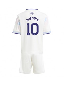 Billige Aston Villa Emiliano Buendia #10 Tredjedraktsett Barn 2025-26 Kortermet (+ Korte bukser)